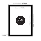Black A4 Picture Frame