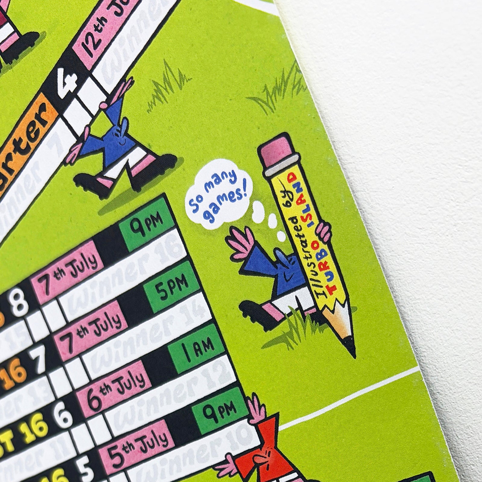 World Cup Wallchart by Turbo Island