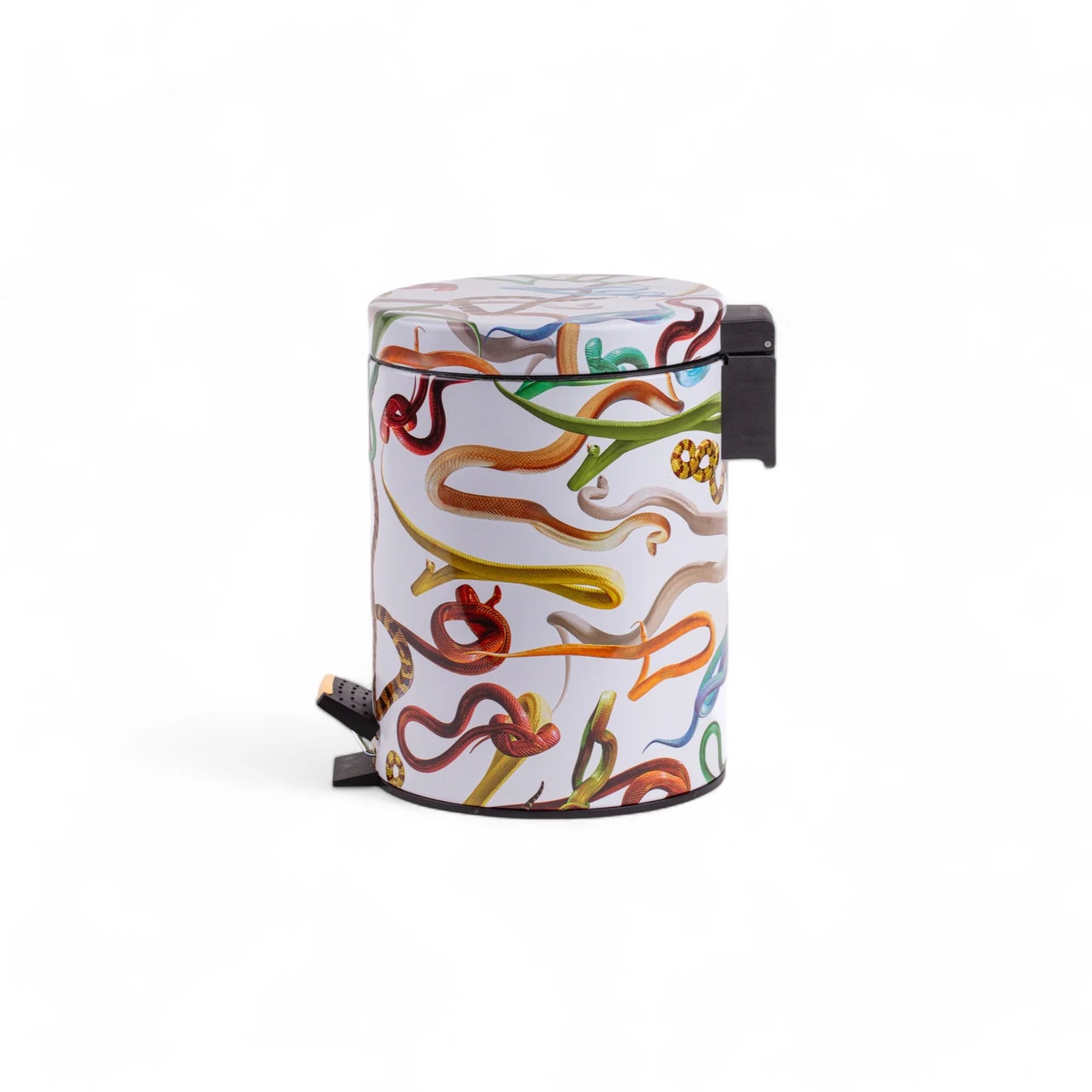 Seletti - 'Snakes White' Dustbin 5L