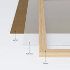 Oak A3 Picture Frame