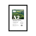 Black A2 Picture Frame with Mount For A3