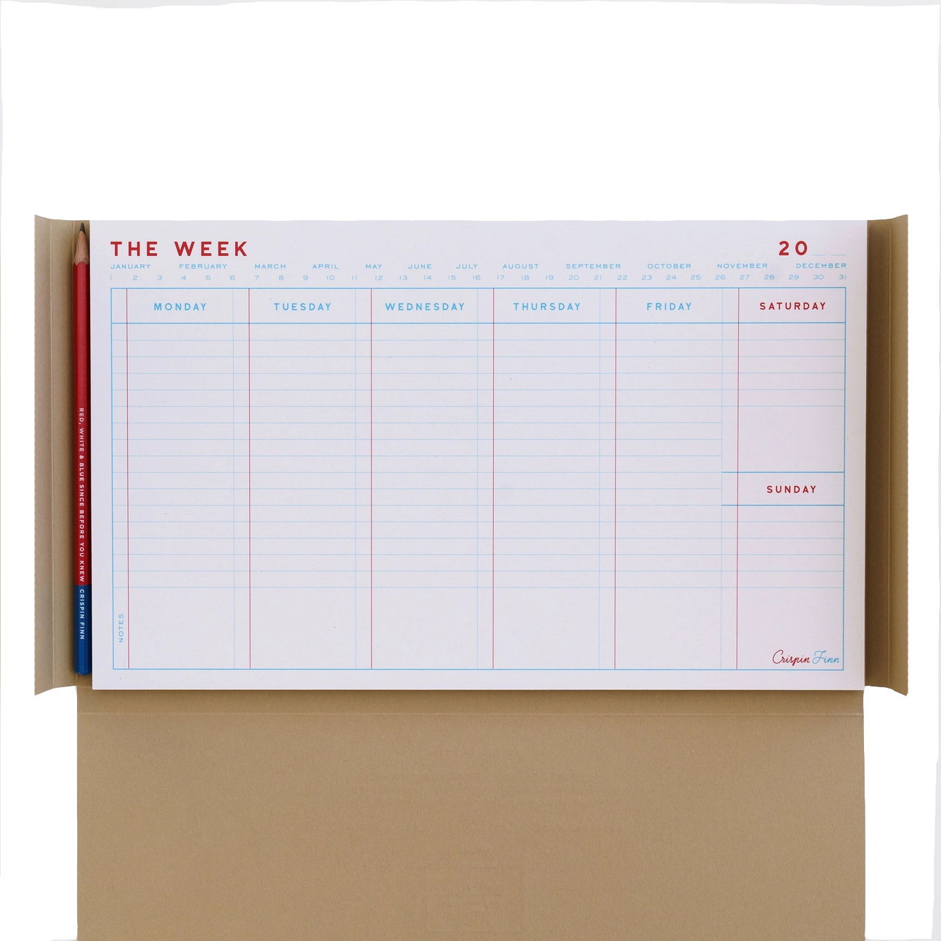 The Week Desk Pad