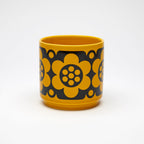 Magpie X Hornsea Small Planty - Plant Pot Geo Flower Yellow