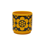 Hornsea Small Planty - Plant Pot Geo Flower Yellow