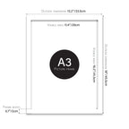 White A3 Picture Frame