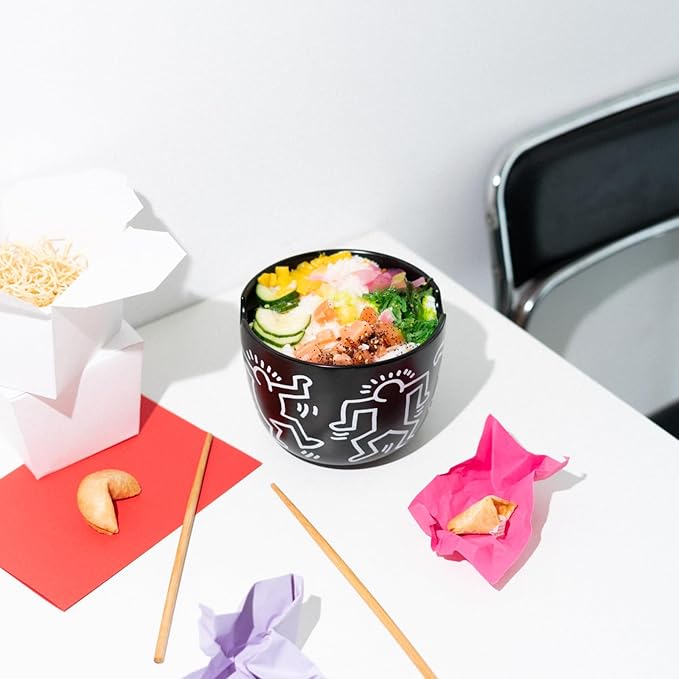 Keith Haring - Ramen Bowl Set with Chopsticks