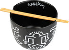 Keith Haring - Ramen Bowl Set with Chopsticks
