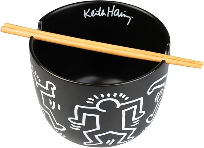 Keith Haring - Ramen Bowl Set with Chopsticks