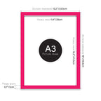 Bright Pink A3 Picture Frame