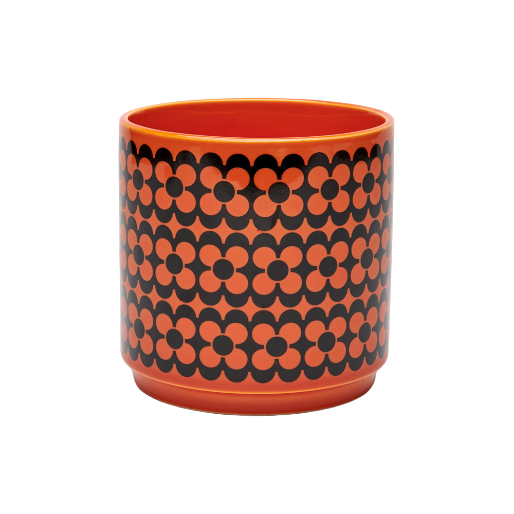 Hornsea Medium Planter - Plant Pot Repeat Flower