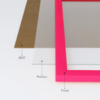 Bright Pink A3 Picture Frame