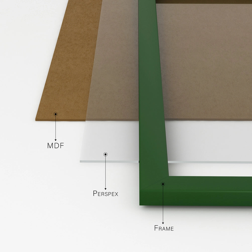 Green A4 Picture Frame