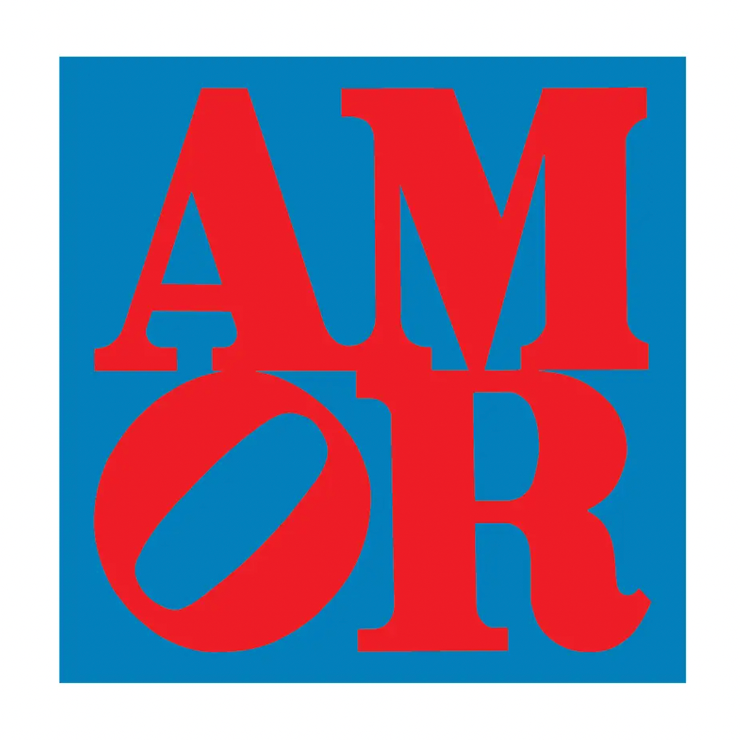 Amor Sticker By Robert Indiana