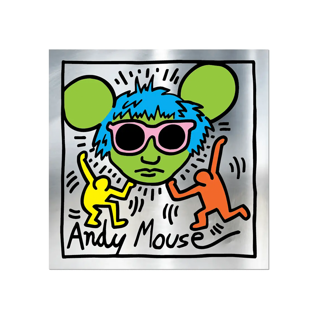Andy Mouse Medicom Toy VCD Andy Mouse (Pink) By Keith Haring