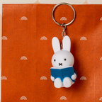 Ap Junior Miffy with Book Keyring - Blue