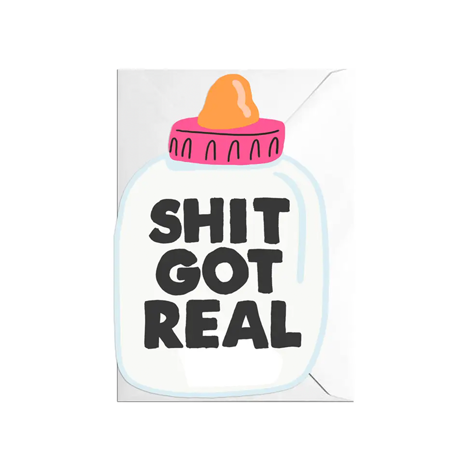 Baby Got Real - Greetings Card