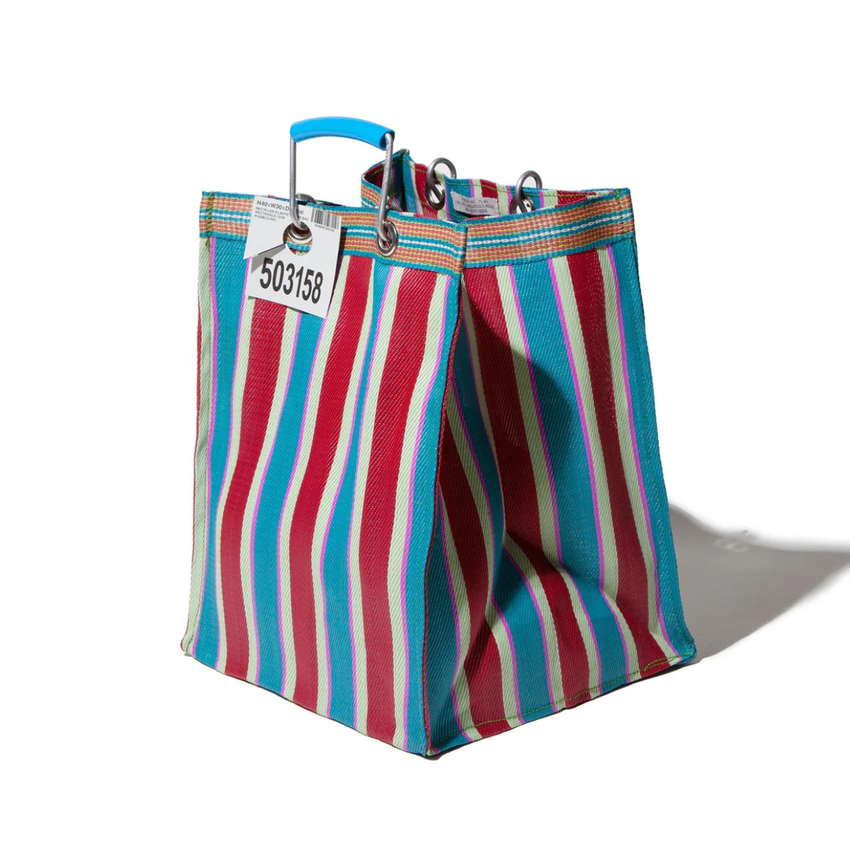 Puebco - Recycled Plastic Stripe Bag / Rectangle D26