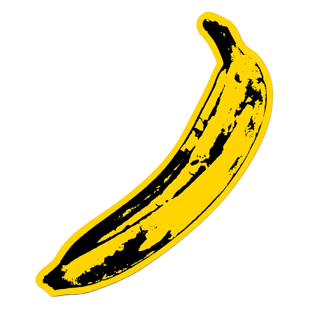 Big Banana By Andy Warhol - Die-Cut Sticker