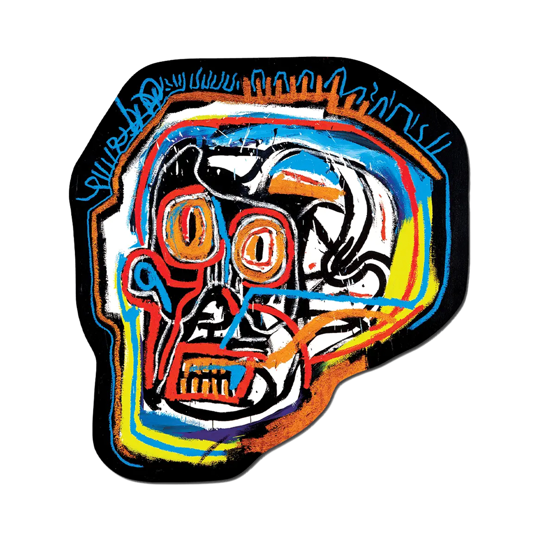 Big Head By Basquiat - Die-Cut Sticker