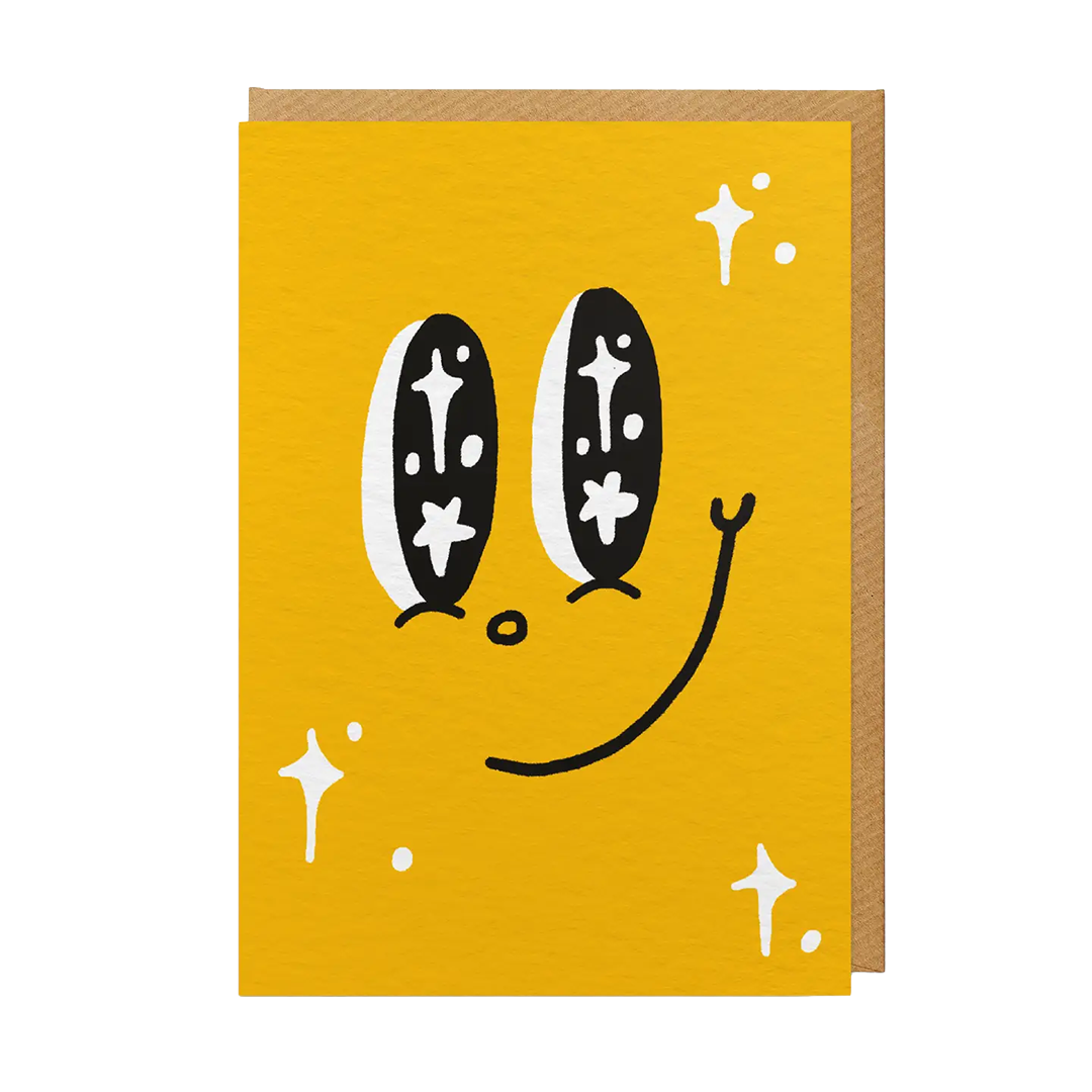 Big Smile Greetings Card By Sanders De Roeper