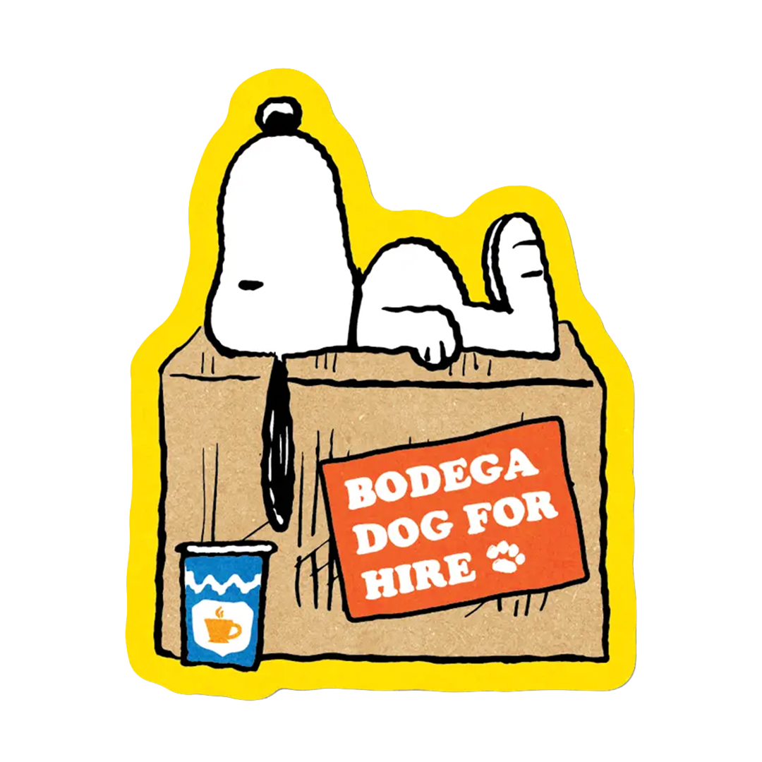 Bodega Dog By Peanuts - Die-Cut Sticker