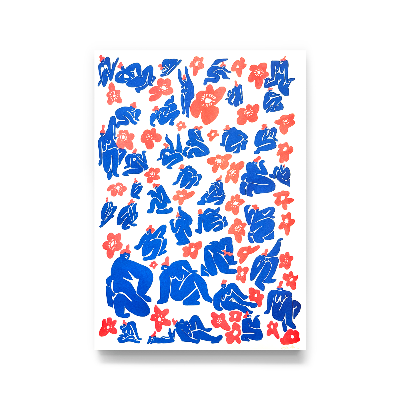 Bodies and Flowers Print by Alisha Lucia Davidson