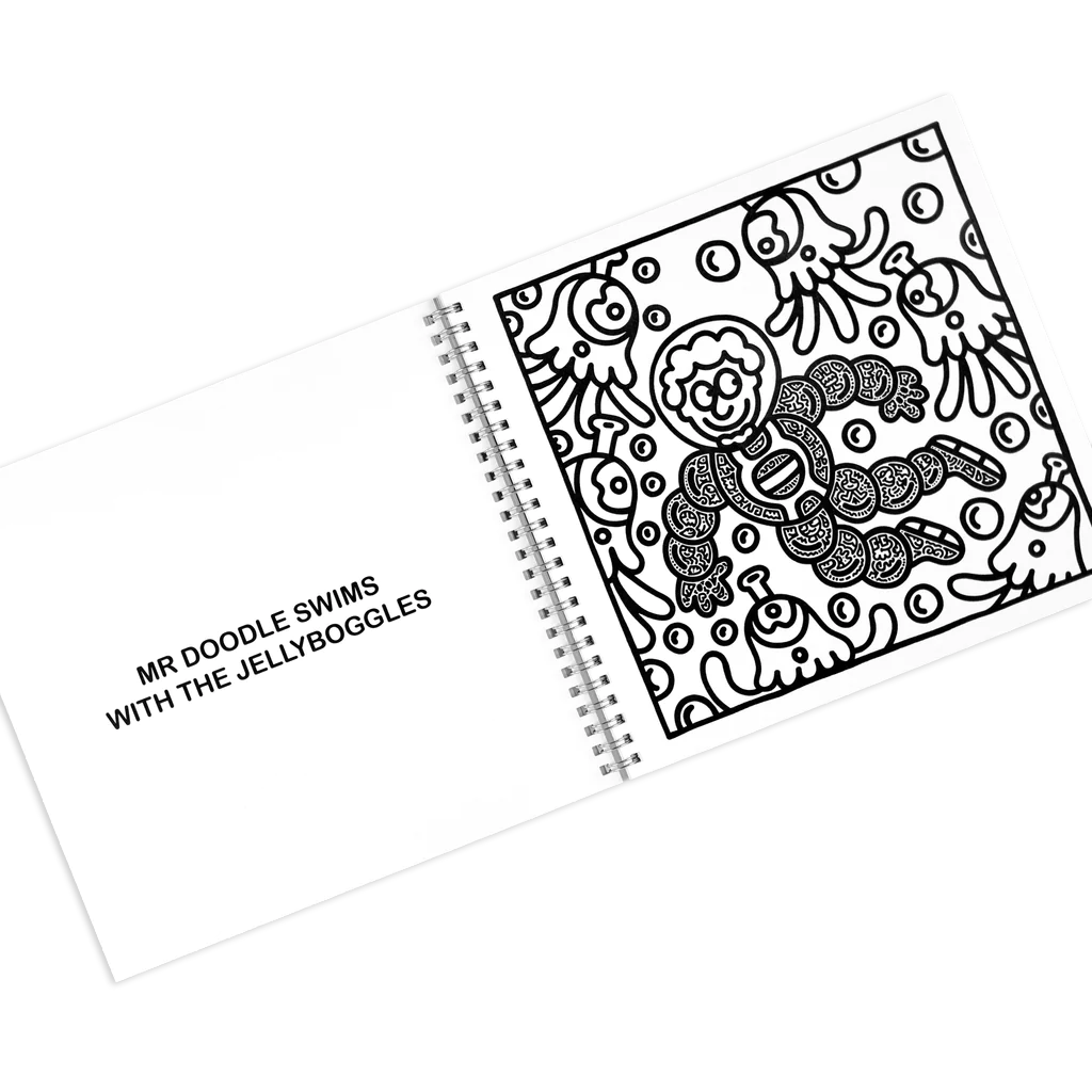 Mr Doodle - 'Mr Doodle in Space' colouring book – Looktwice Lifestore