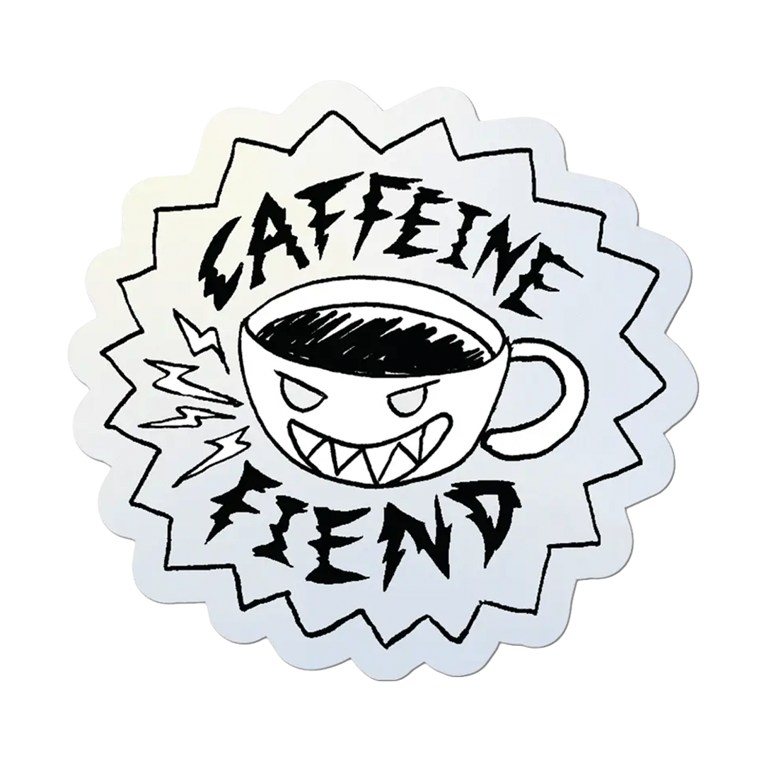 Caffeine Fiend By Apply - Die-Cut Sticker