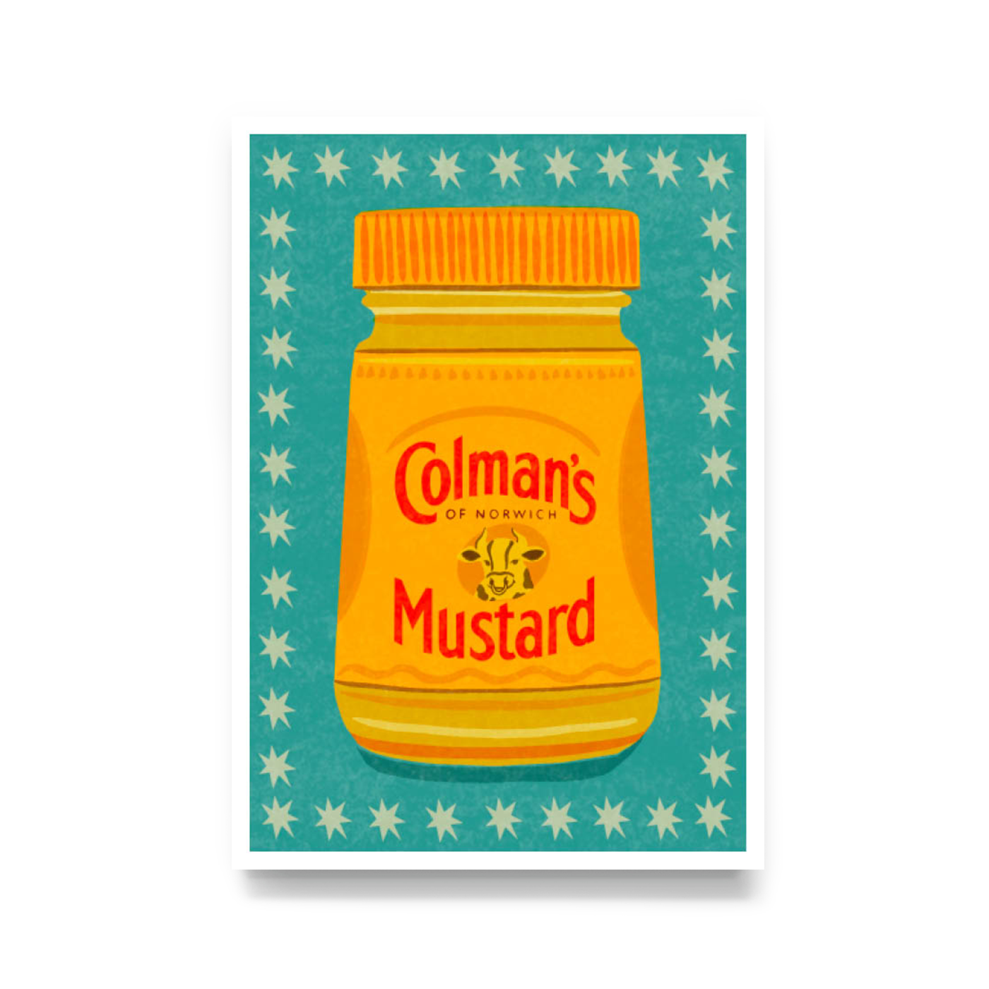 Colman Mustard Print by Viv Halbritter