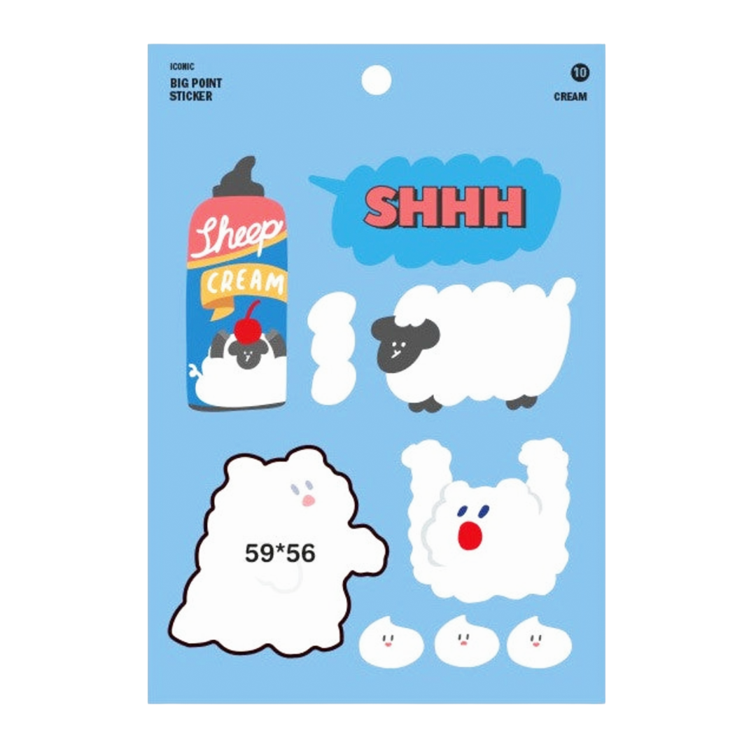 Iconic - Cream Stickers