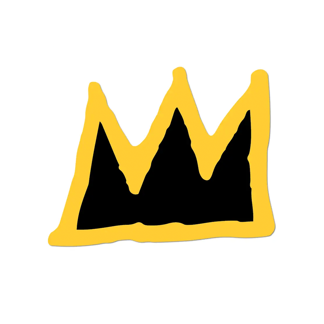 Crown By Basquiat - Die-Cut Sticker