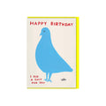 David Shrigley - Pigeon Birthday Card