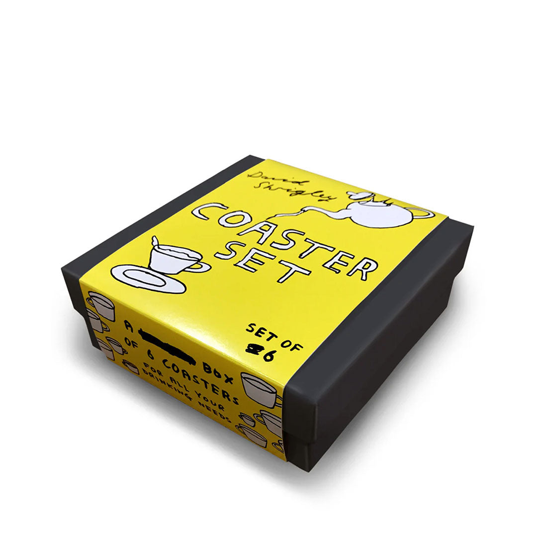 David Shrigley Coaster Gift Box Set of 6