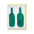 David Shrigley 'Two Bottles of Wine' Greetings Card