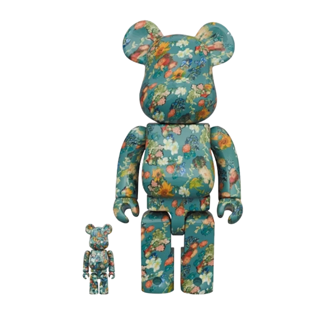 BE@RBRICK - Van Gogh Floral Museum Pattern 100% + 400%