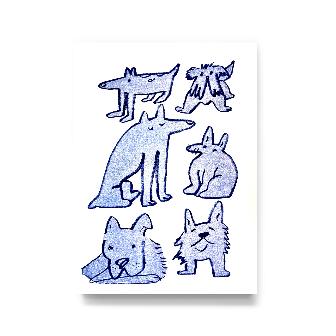 Dog Print by Alisha Lucia Davidson
