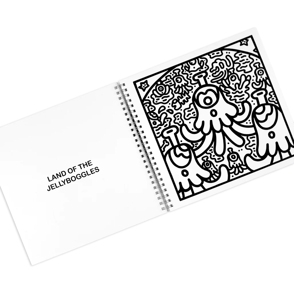 Mr Doodle - 'Mr Doodle in Space' colouring book – Looktwice Lifestore