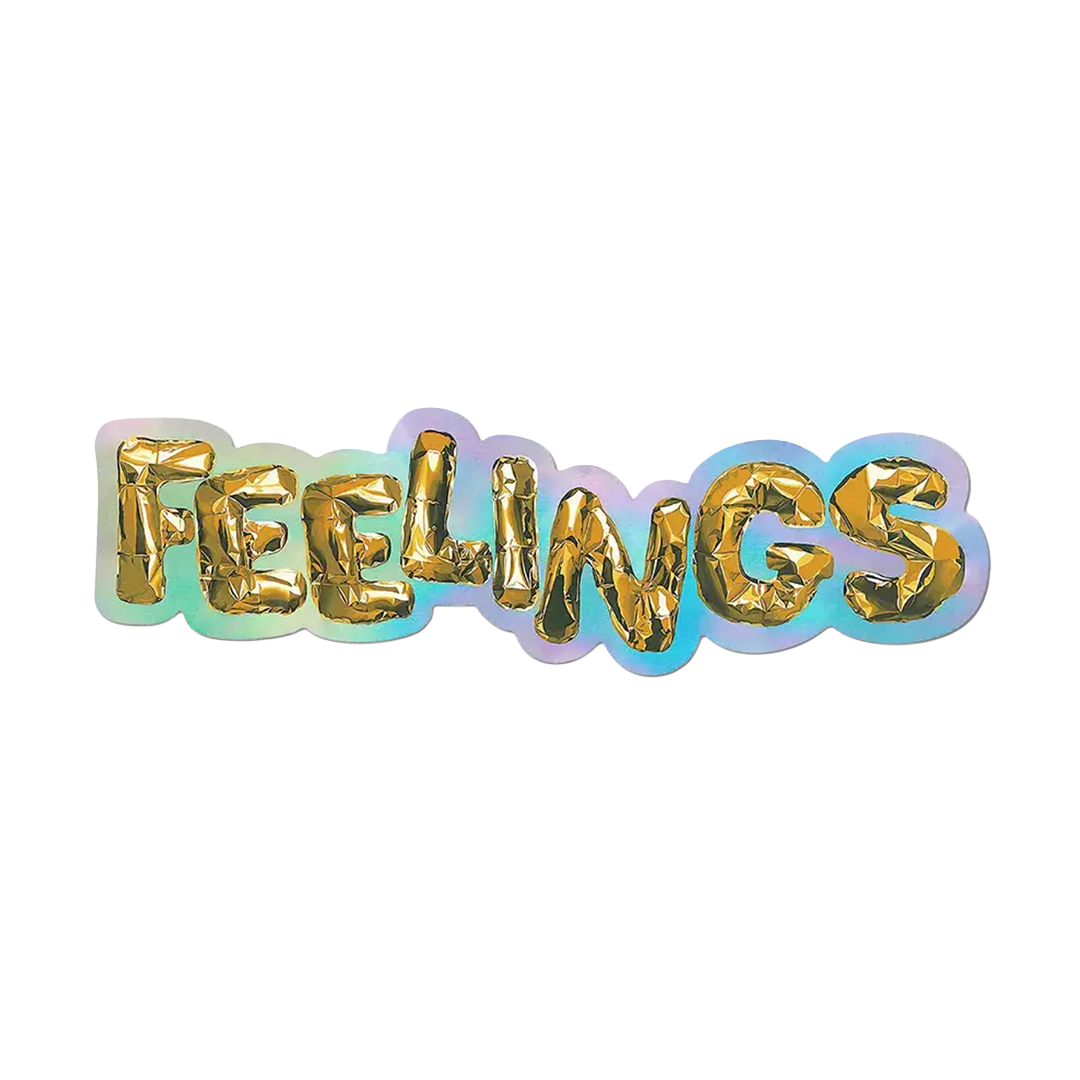 Feelings By Joel Mesler - Die-Cut Sticker