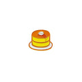 Hightide New Retro Pin Badge - Pancakes