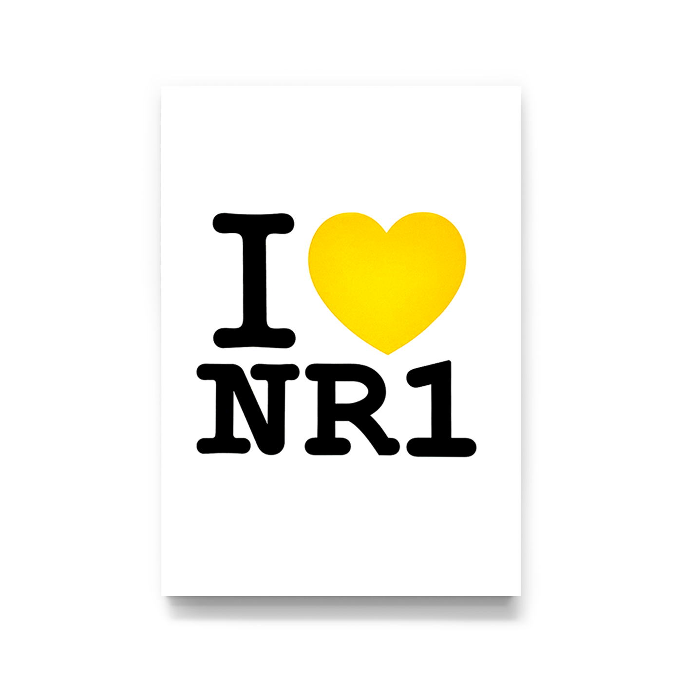 I Love NR1 Print