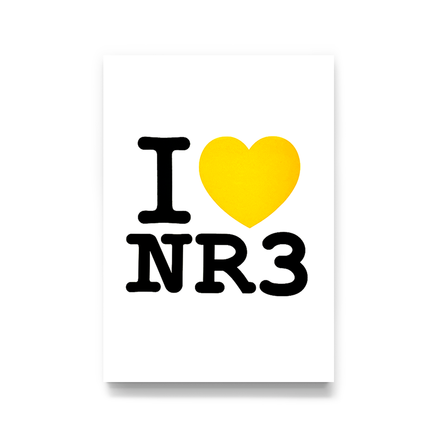 I Love NR3 Print