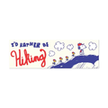 I'd Rather Be Hiking By Peanuts - Die-Cut Sticker