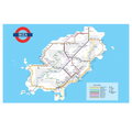 Ibiza Tube Map (Glitter, Large) by Cindy Houdini