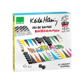 Keith Haring Backgammon and Checkers Wooden Set
