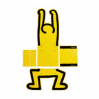 Keith Haring Kids’ Chair – Yellow