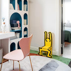Keith Haring Kids’ Chair – Yellow