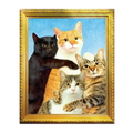 Kitty Family By Toiletpaper - Die-Cut Sticker