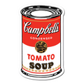 Large Campbell’S Soup Can By Andy Warhol - Die-Cut Sticker