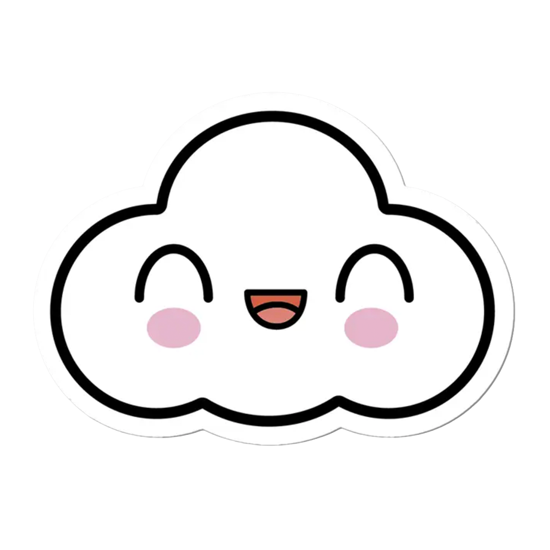 Little Cloud By Friendswithyou - Die-Cut Sticker