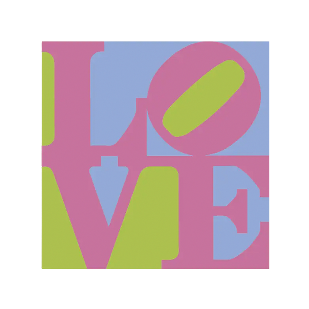 Love (Pink) By Robert Indiana